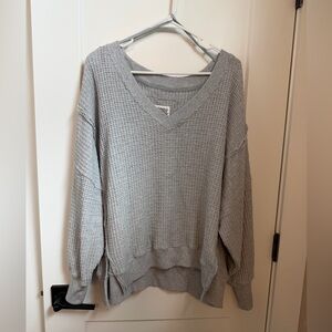 American Eagle - Big Hug Gray Sweater